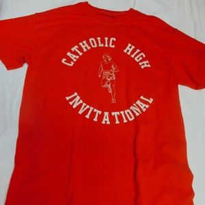 catholic high running shirt